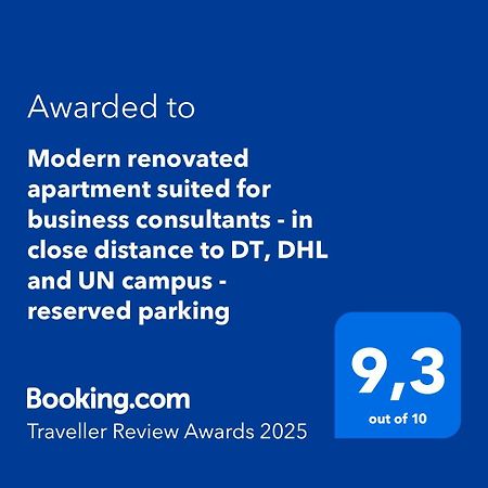 בון Modern Renovated Apartment Suited For Business Consultants - In Close Distance To Dt, Dhl And Un Campus - Reserved Parking מראה חיצוני תמונה